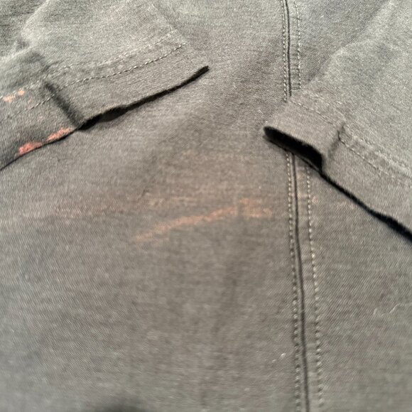 Horny Toad Maroon Mock Neck Long Sleeve Light Stretchy Dress Womens L (FLAW) - Picture 8 of 16